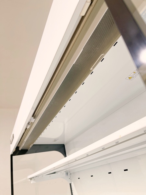 No.19-309 点検整備品★2018年製★ フクシマ冷蔵多段ショーケース MEU-42GKTA5S W1200 D500 H1950 電源3P200V_画像6