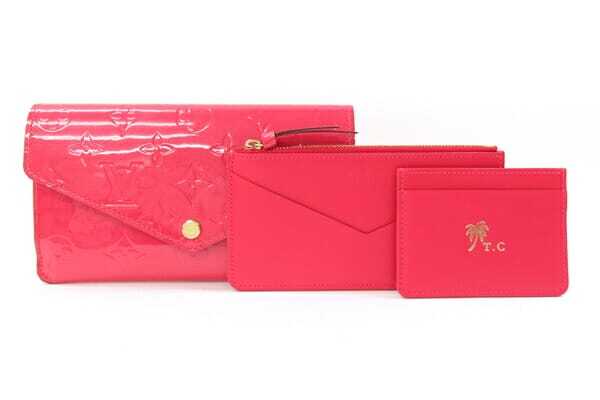  Louis Vuitton складывающийся пополам длинный кошелек veruniporutofoiyu Jean n заслонка M61689 hot розовый б/у длинный бумажник 