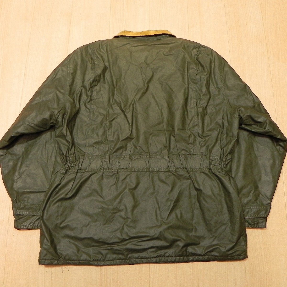 ★ 英国製 HUNTING WORLD ハンティングワールド オイルドコットン ジャケット コート M (大きめの作り) ヴィンテージ ワックス 古着 ★h_画像4