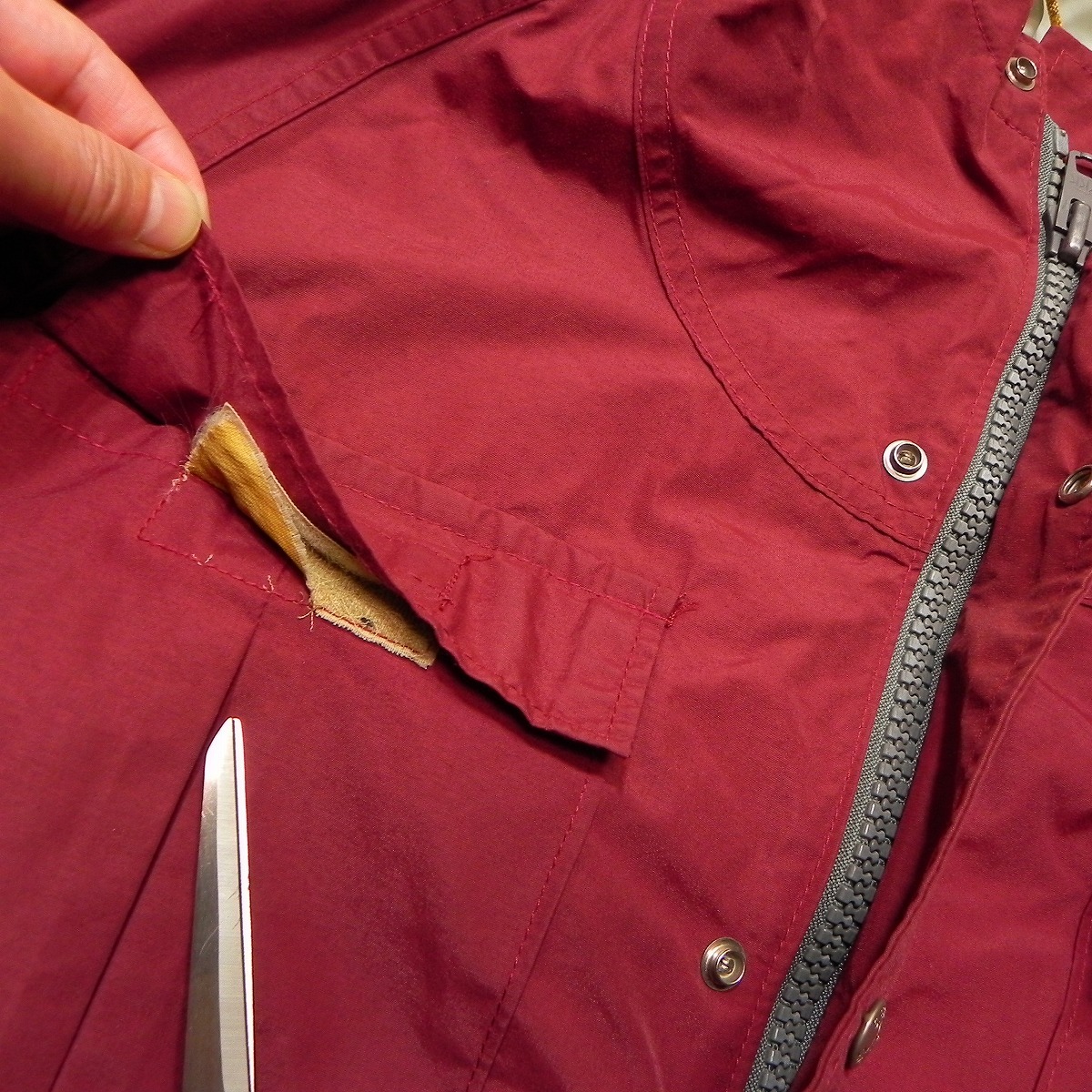 ★ 名作 80s ヴィンテージ SIERRA DESIGNS シエラデザイン ゴアテックス マウンテンパーカー M 8本木 8本杉 タグ 古着 ★d_画像7