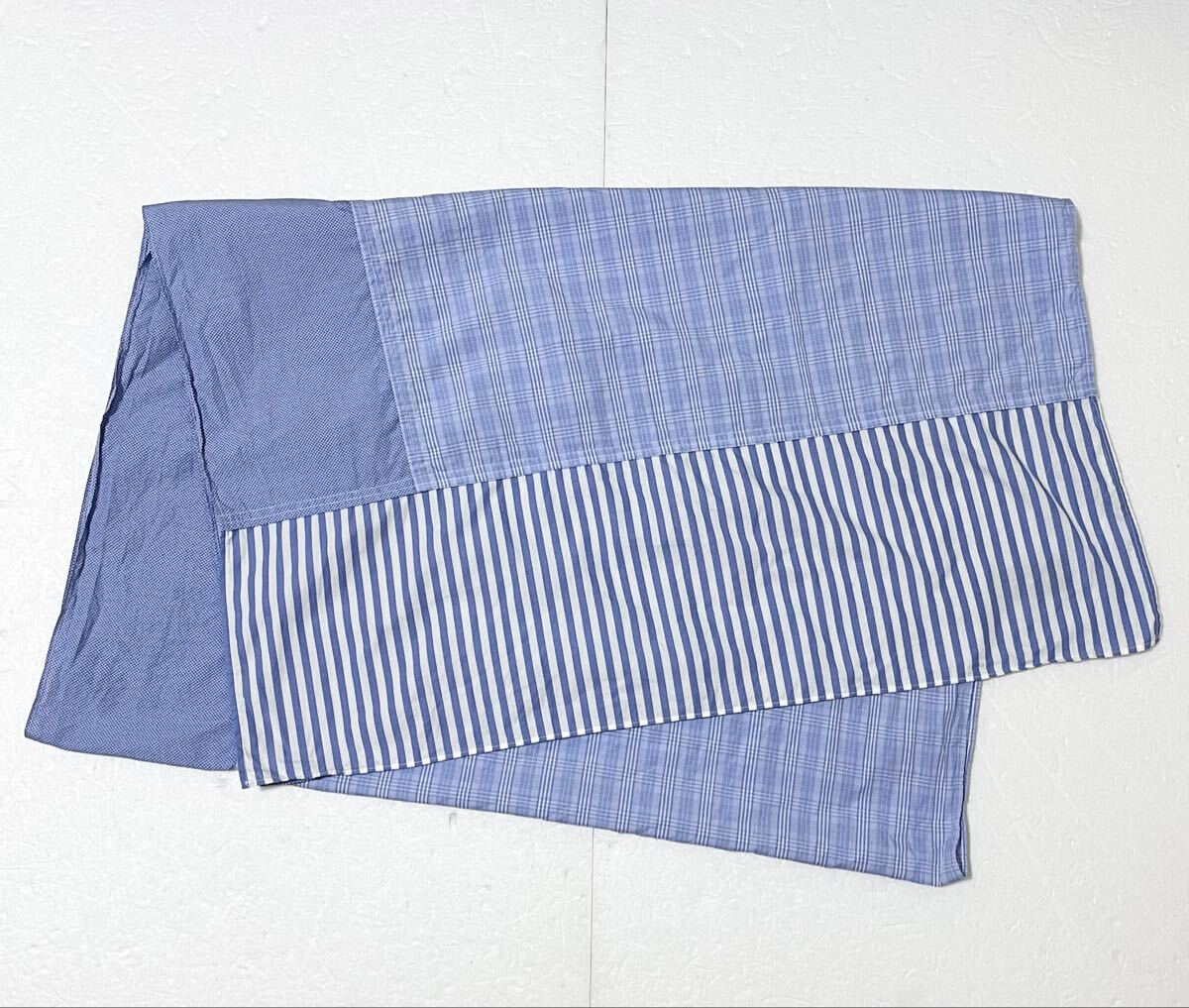 COMME des GARCONS SHIRT コムデギャルソンシャツ パッチワーク ストール マフラー_画像3