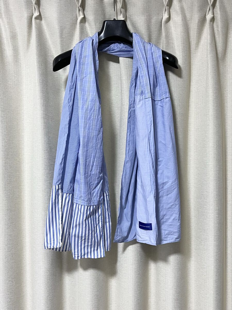COMME des GARCONS SHIRT コムデギャルソンシャツ パッチワーク ストール マフラー_画像2