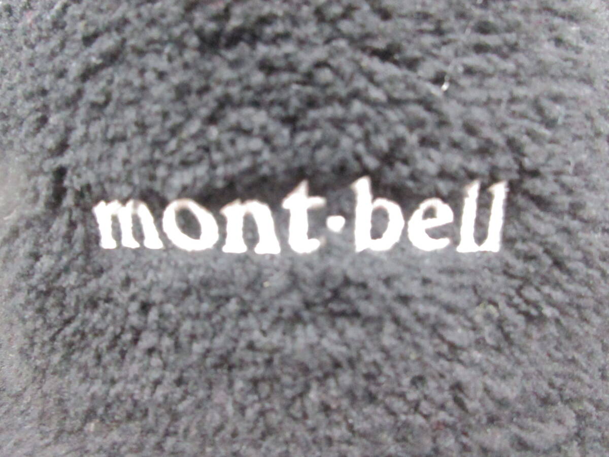 ジ( M-967 )mont-bell CLIMA AIR モンベル 耳当て付ボアキャップ ブラック Mサイズ ５６～５８ｃｍ 中古_画像2