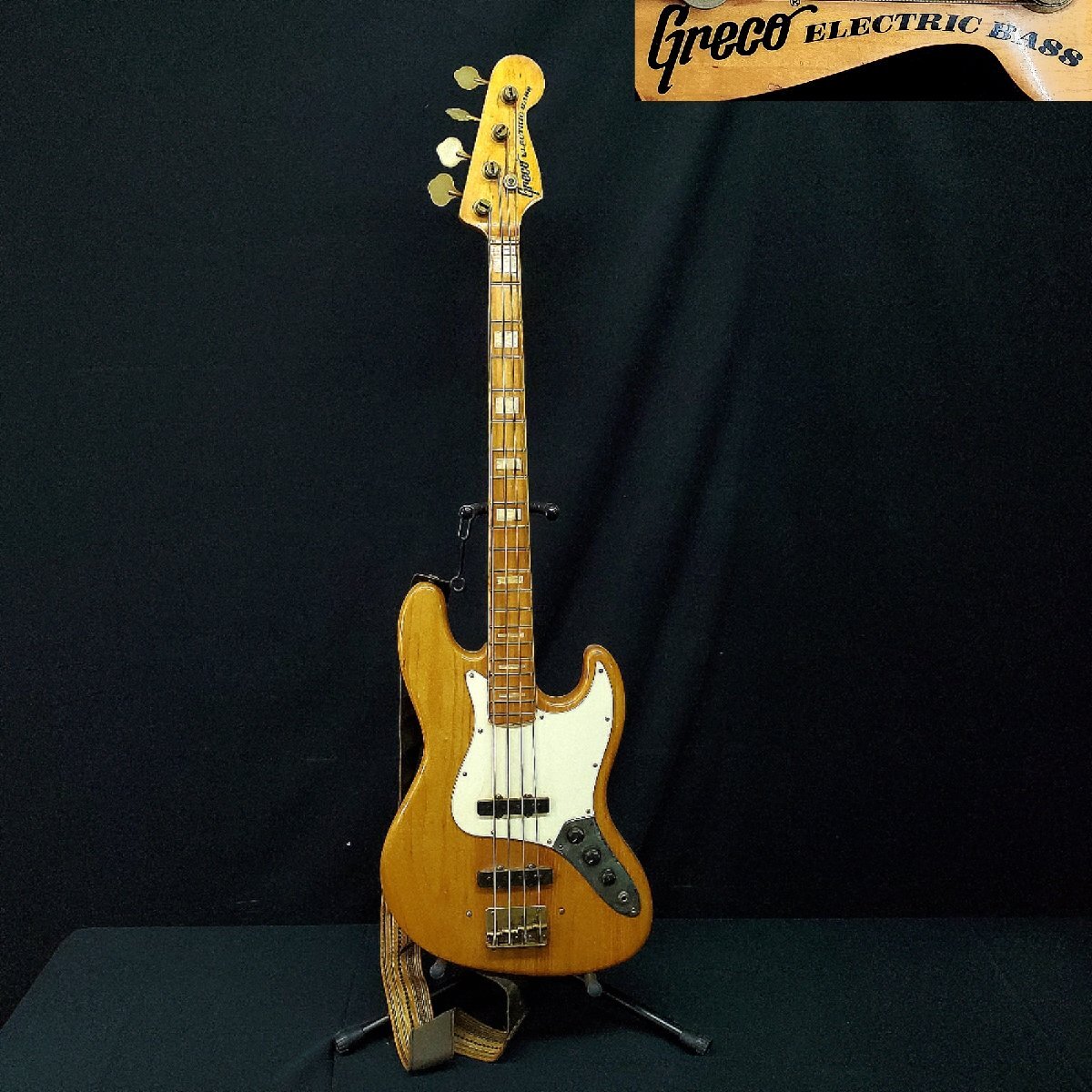 【宝蔵】Greco ELECTRIC BA88 グレコ エレキベース I750314 約117㎝ 日本製 ジャンク 現状品_画像1
