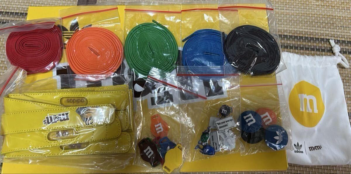 新品未使用 M&M'S × ADIDAS FORUM LOW YELLOW/BROWN エムアンドエムズ × アディダス サイズ 27.0cm メンズ スニーカー _画像3