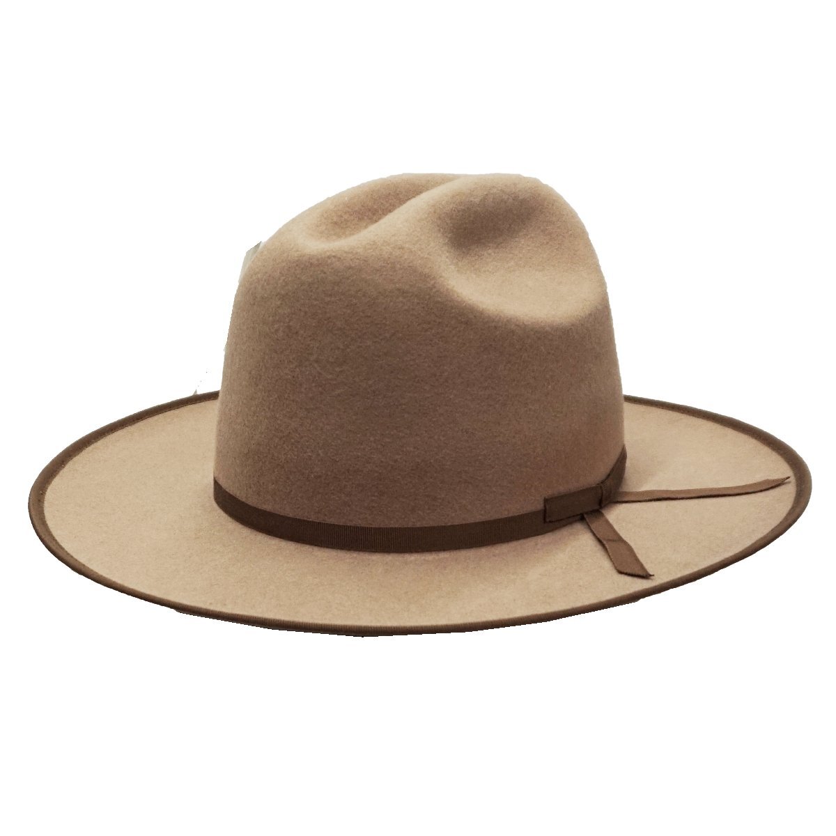 【 STETSON 】ステットソン ★ 秋冬 ★ 日本製 ★ オープンロード ジャパン ★ 中折・ フェルトハット ★ ベージュ ★ 毛100％ ★ 58.0ｃｍ_画像1