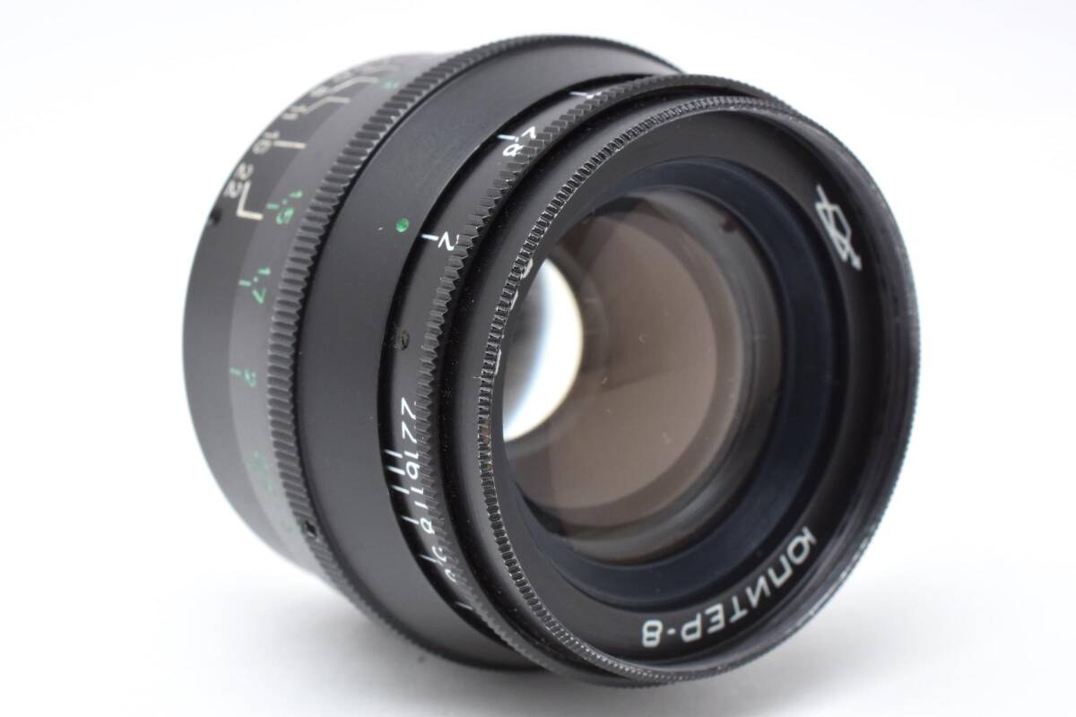 希少＊インダスター INDUSTAR-8 50mm F2 L39 LEICA ブラック