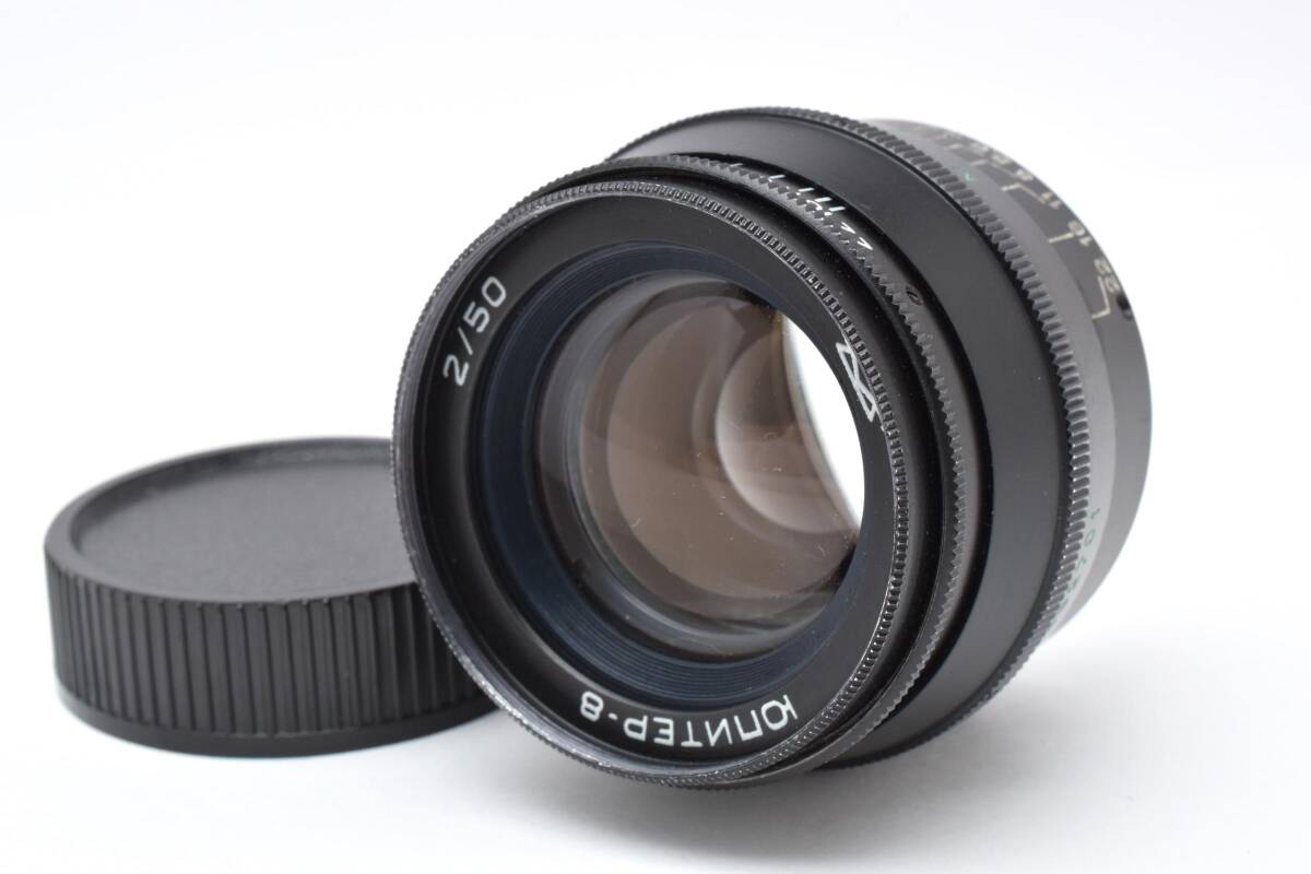 希少＊インダスター INDUSTAR-8 50mm F2 L39 LEICA ブラック