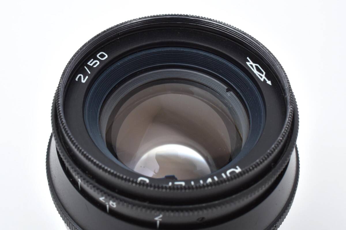 希少＊インダスター INDUSTAR-8 50mm F2 L39 LEICA ブラック