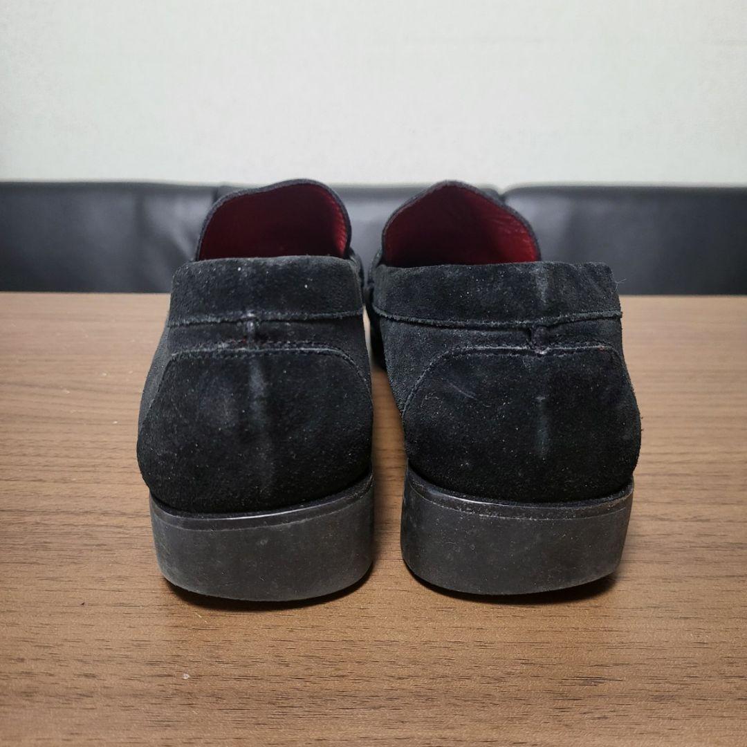 Ferragamo ローファー スエード ブラック_画像4