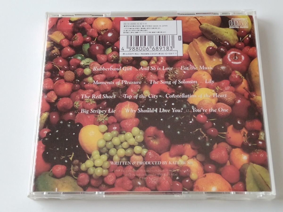 ケイト・ブッシュ KATE BUSH / THE RED SHOES 日本盤CD TOCP7947 93年作,Eric Clapton,Jeff Beck,Prince,Gary Brooker,_画像2