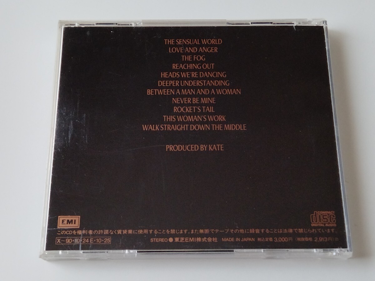 【89年1M/マト1盤】ケイト・ブッシュ KATE BUSH / The Sensual World 日本盤CD TOCP5924 ブルガリアン・ヴォイス,David Gilmour,Mick Karn,_画像2