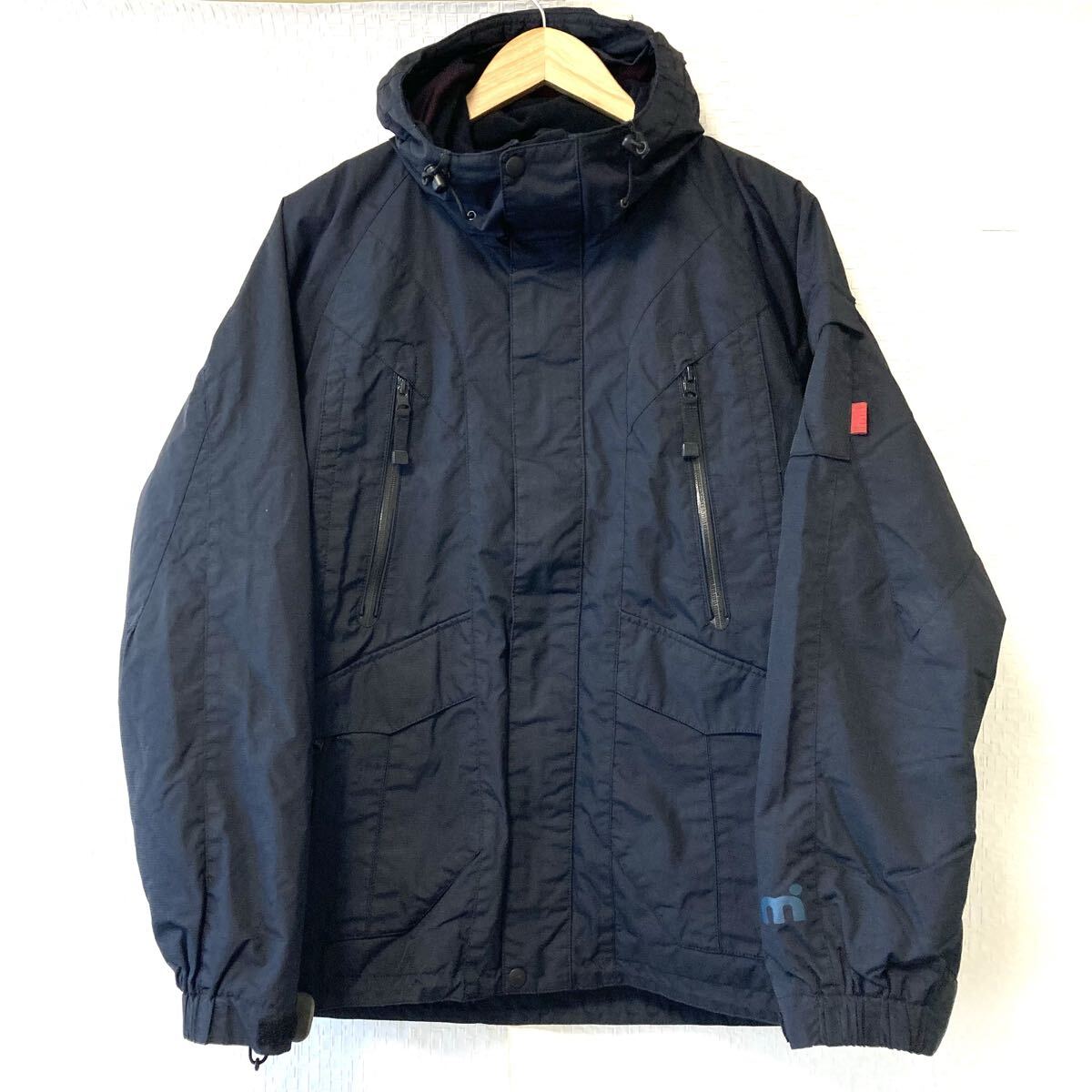 これからのウィンターシーズンに！【mistral】ミストラル ナイロン100% スノーウェア スキージャケット スノボ スノーボード 黒 S/Y37080UU_画像2