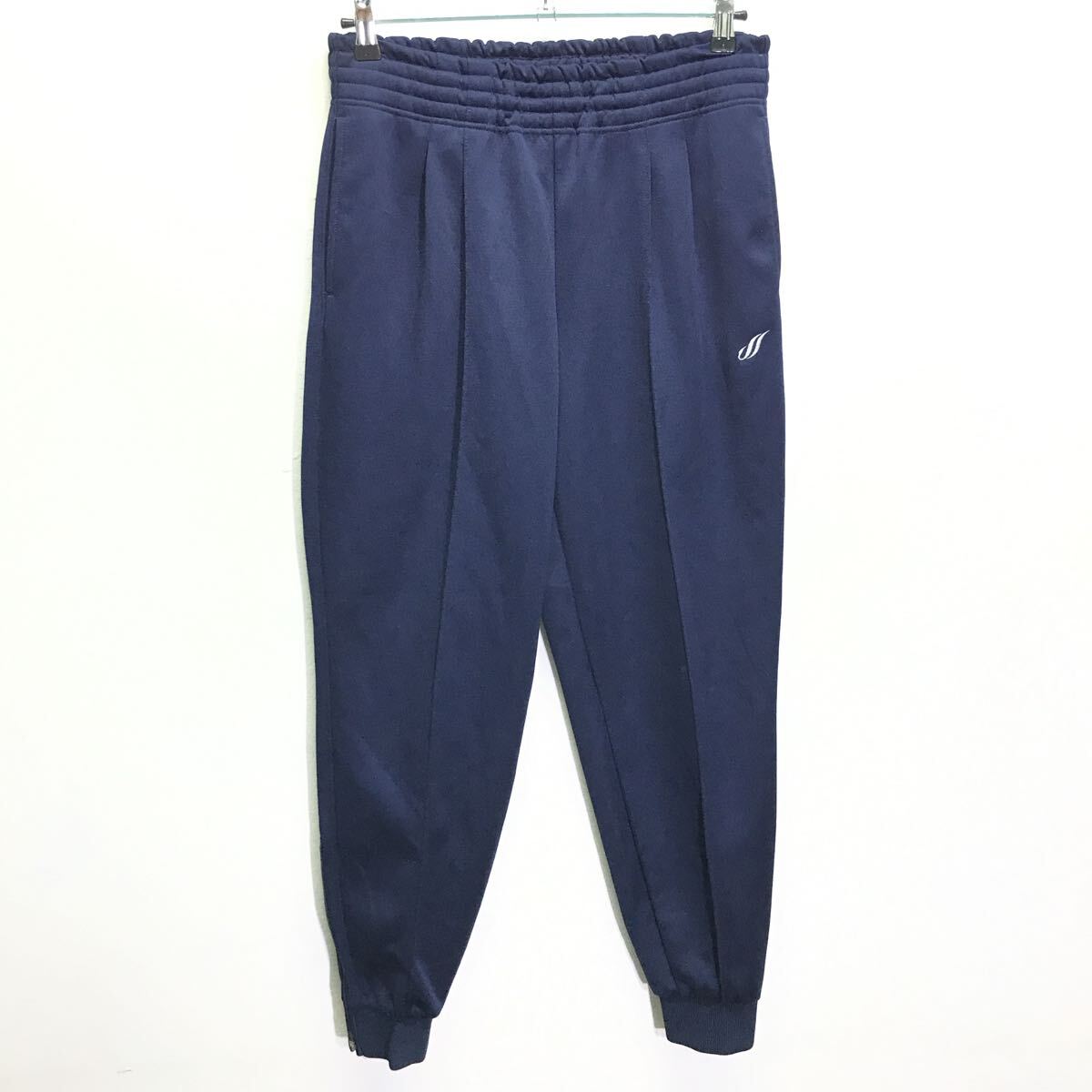 レトロ古着コーデにも◎【SUPERSTAR】スーパースター トラックパンツ ジャージ MIZUNO ミズノ ジョガー スポーツ ネイビー L /Y36890ii_画像2