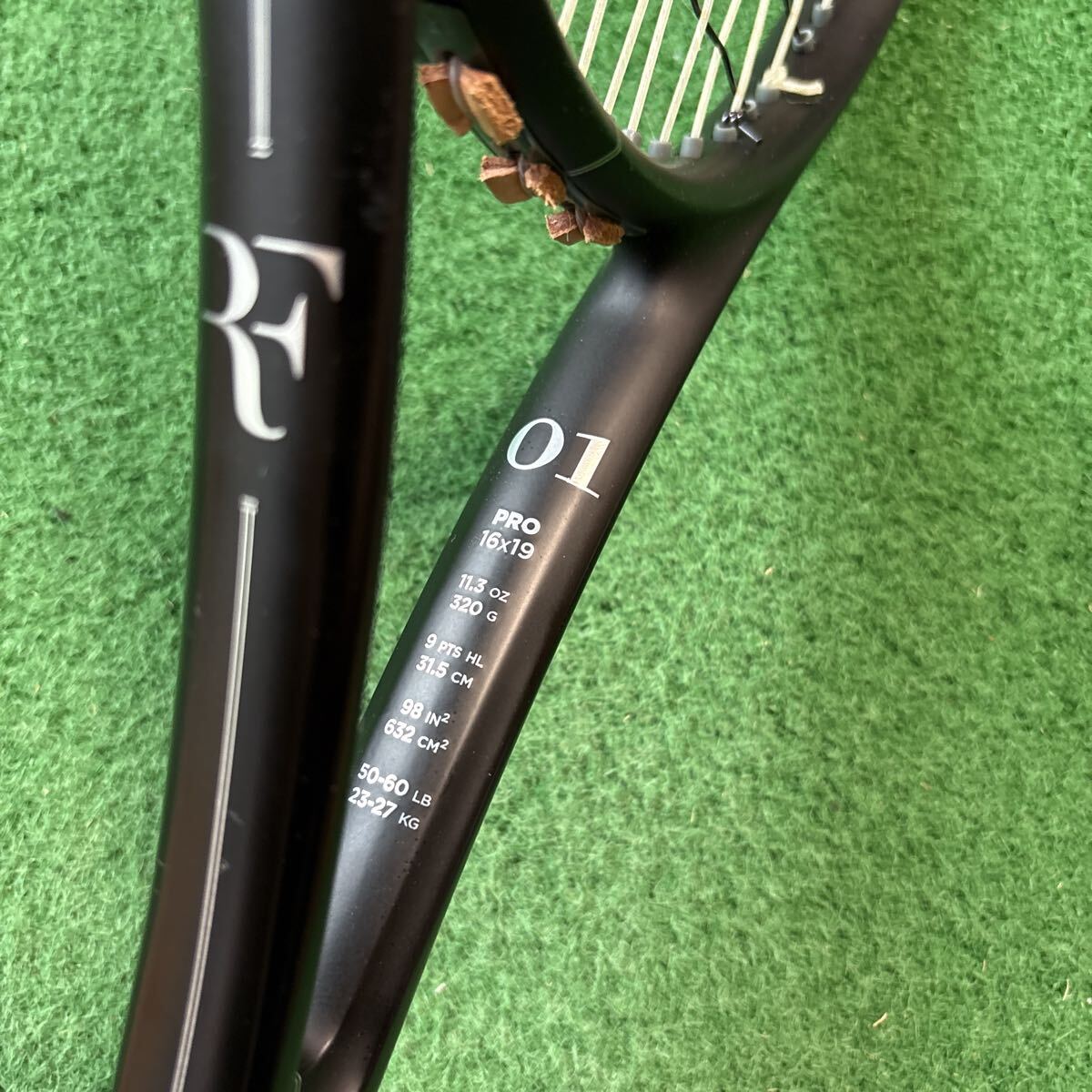 Wilson RF01 pro グリップ2 中古 ウィルソン 硬式テニスラケット ラケット_画像6
