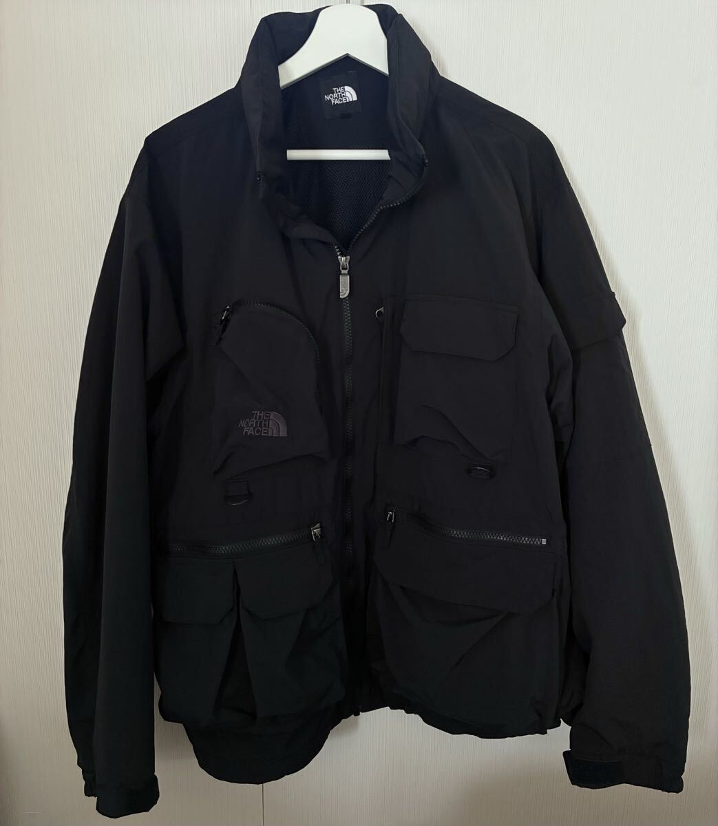 【中古品】The North Face ザノースフェイス フィールドユーティリティジャケット メンズ NP72430 Lサイズ ブラック 送料込_画像1