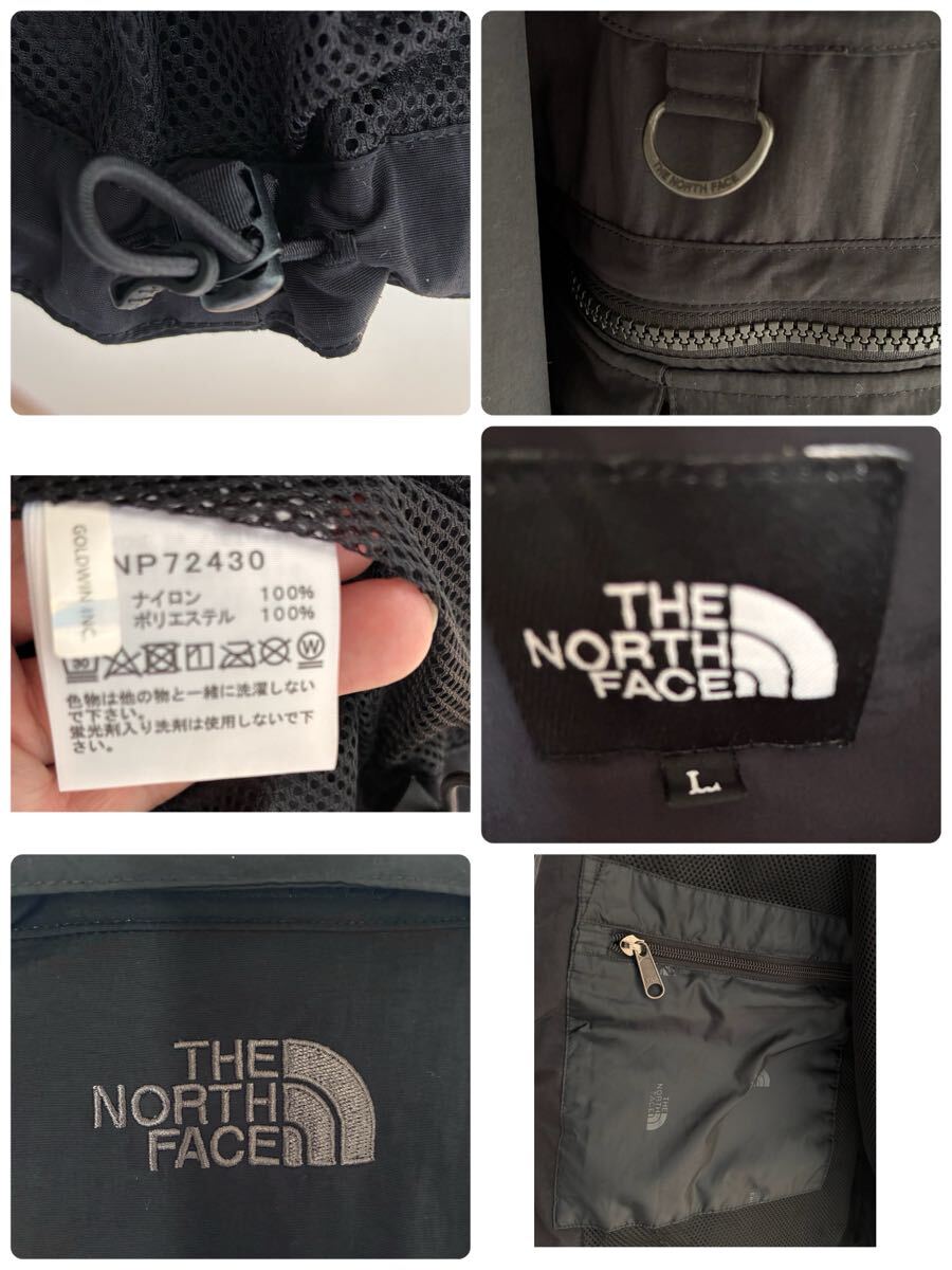 【中古品】The North Face ザノースフェイス フィールドユーティリティジャケット メンズ NP72430 Lサイズ ブラック 送料込_画像8