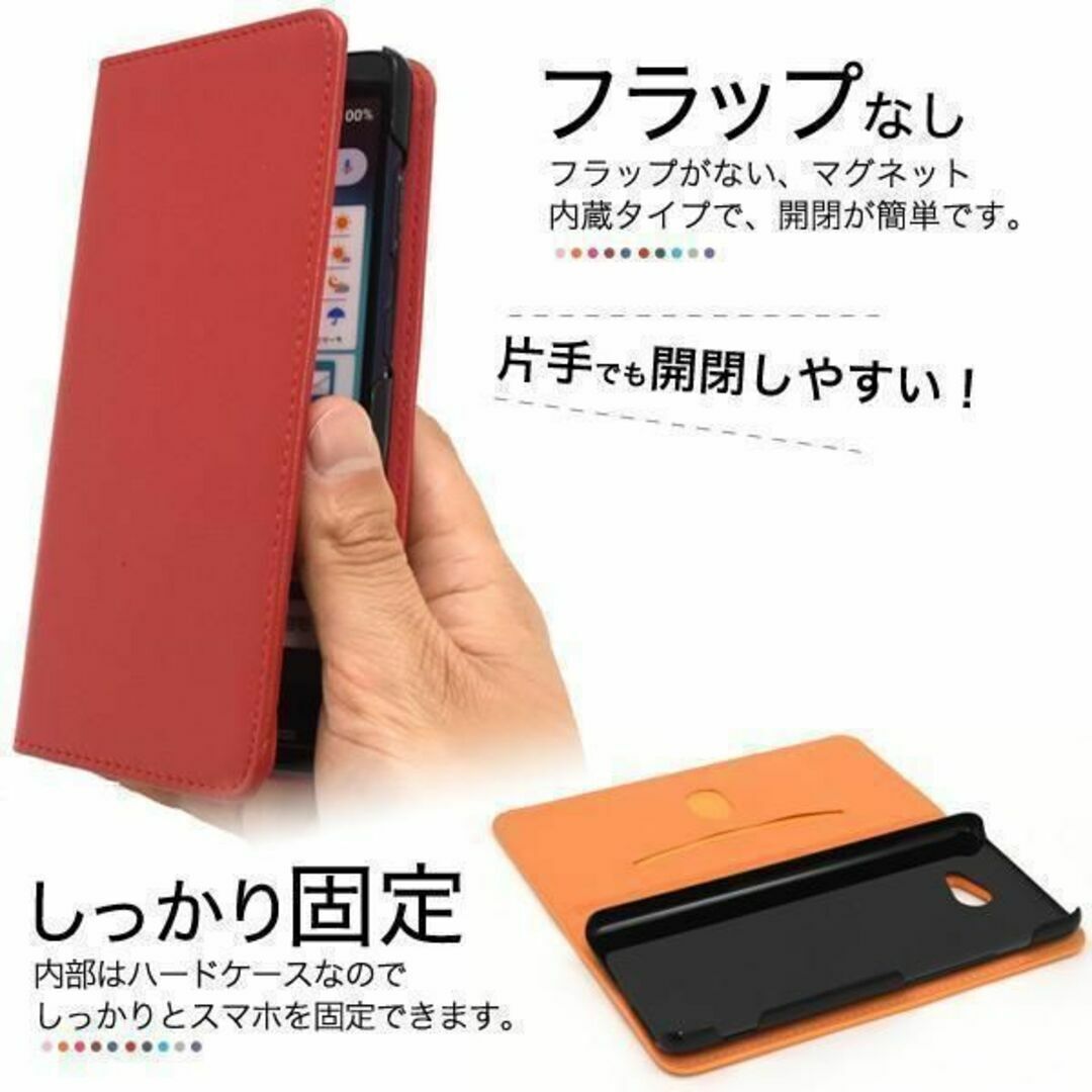BASIO4 KYV47 レザーデザイン手帳型ケース /スマホケース_画像5
