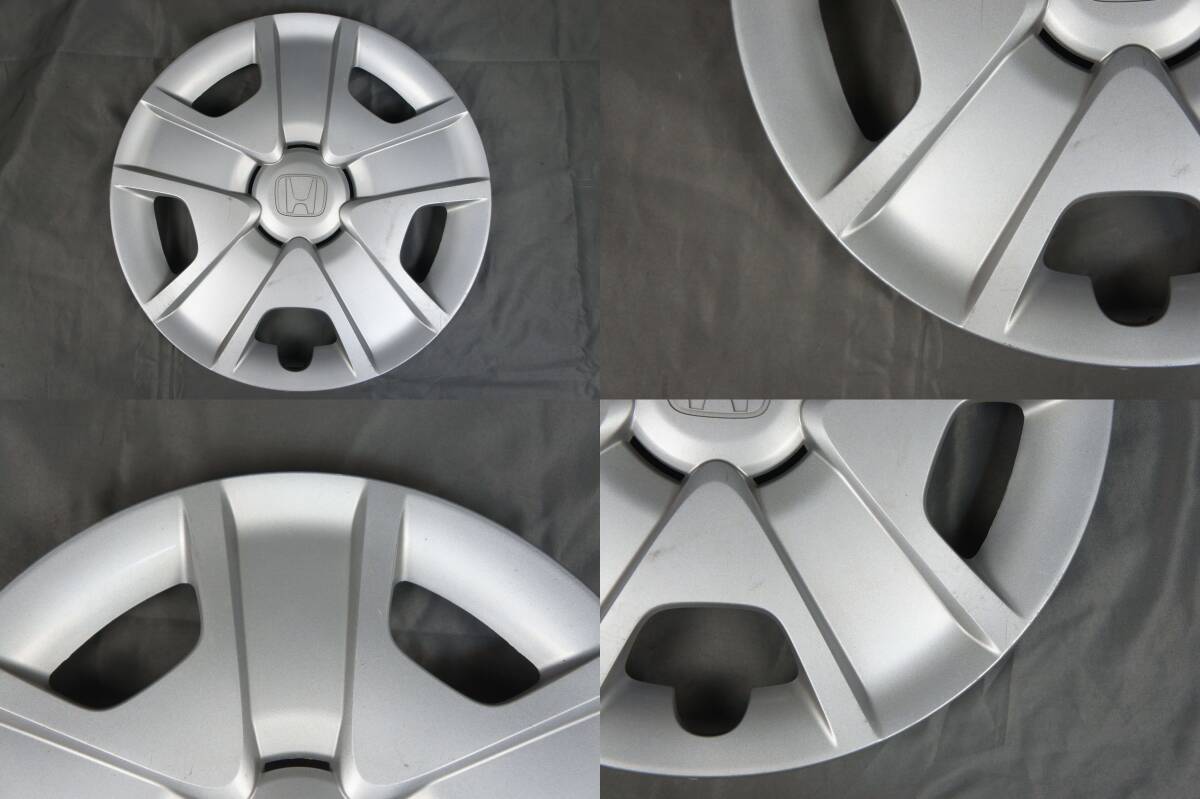 4枚 ホイールキャップ GP1 フィット 44733-TF0-G11 16インチ ホイールカバー スチール 鉄チン 44733-TF0-N11 ホンダ 純正 GP4 @14573s_画像6