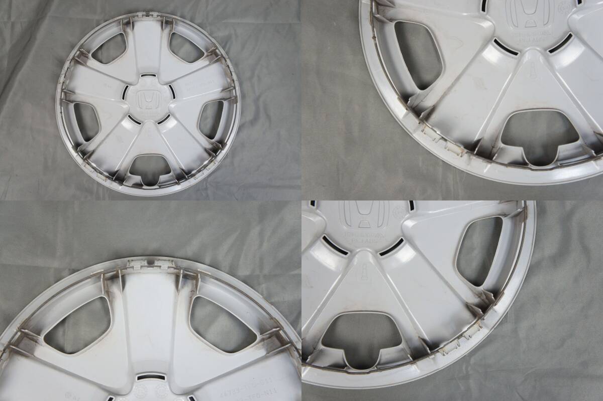 4枚 ホイールキャップ GP1 フィット 44733-TF0-G11 16インチ ホイールカバー スチール 鉄チン 44733-TF0-N11 ホンダ 純正 GP4 @14573s_画像3