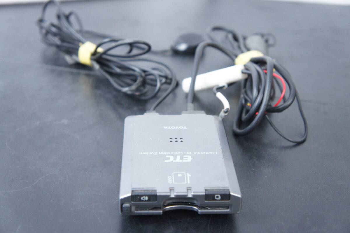 普通車登録 動作確認済 ETC 08686-00261 NCP141 スペイド外し ETCアンテナ付 アンテナ分離型 CN-ES0901CT 純正 @13798s_画像2