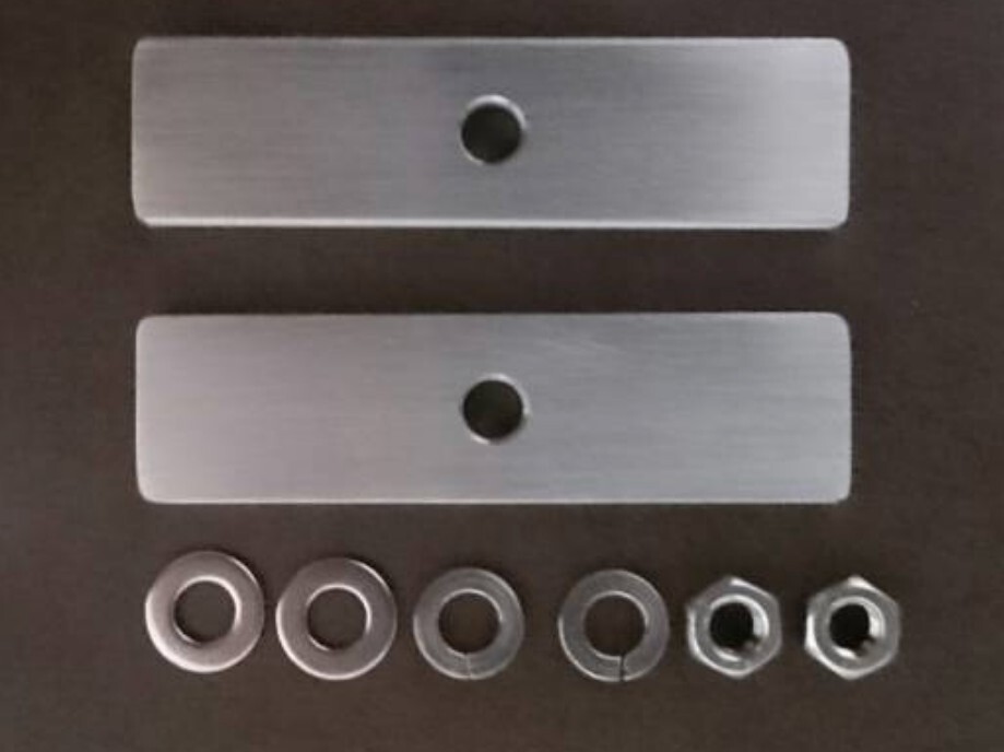 《SUS304ステンレス》ヘアーライン 競輪 ピスト NJS フレーム等 リヤブレーキ取付台座 ハンドメイド_画像1