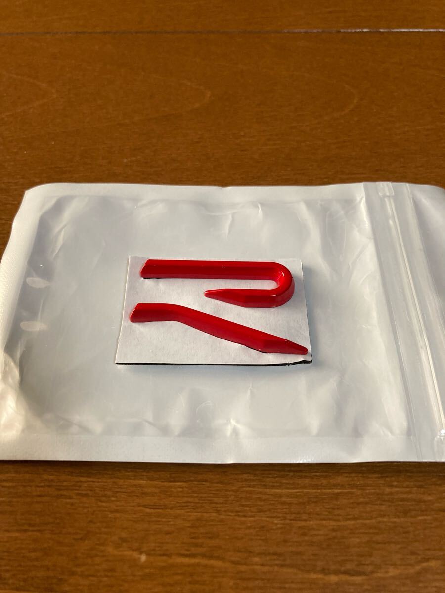 【送料無料】VW Volkswagen フォルクスワーゲン GOLF ゴルフR R-Line Rアドバンス エンブレム(小) ステッカー レッド_画像1