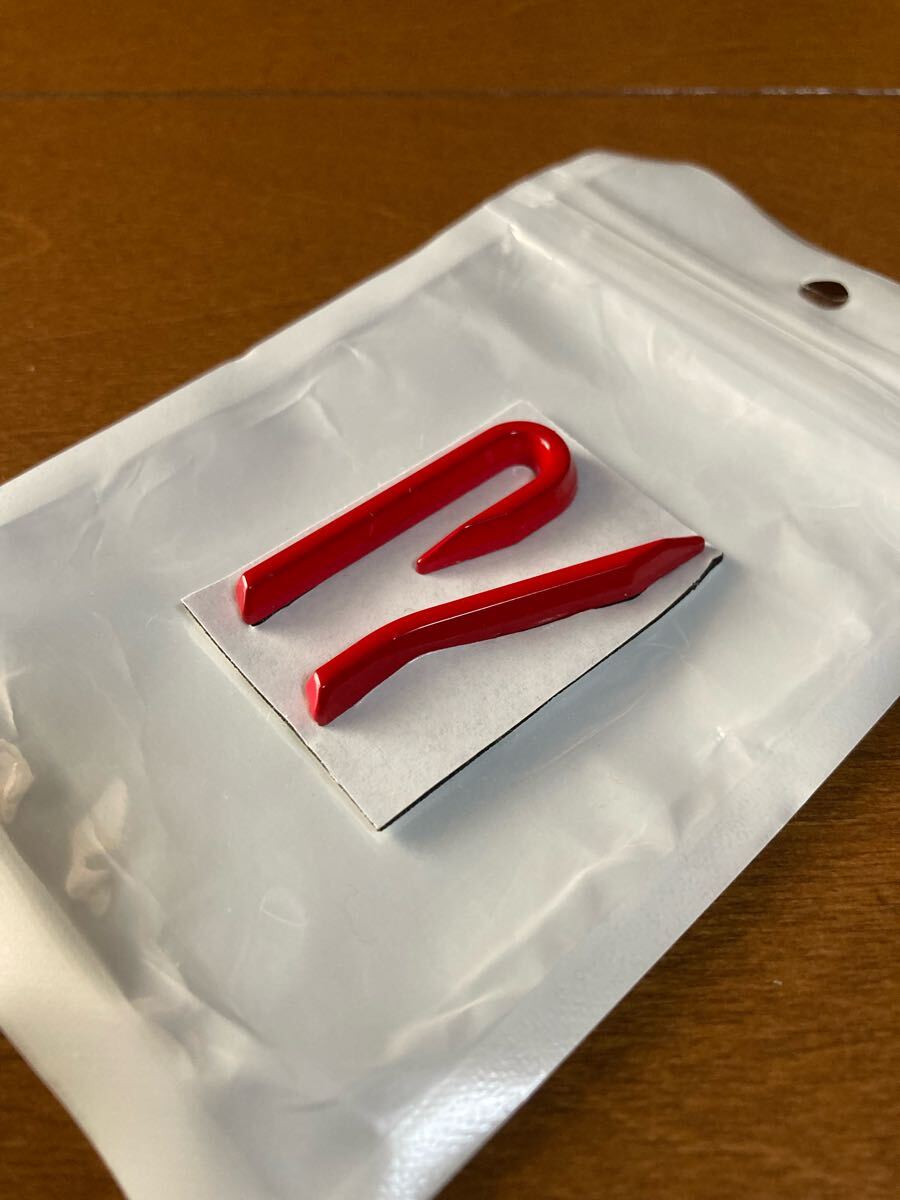 【送料無料】VW Volkswagen フォルクスワーゲン GOLF ゴルフR R-Line Rアドバンス エンブレム(小) ステッカー レッド_画像2