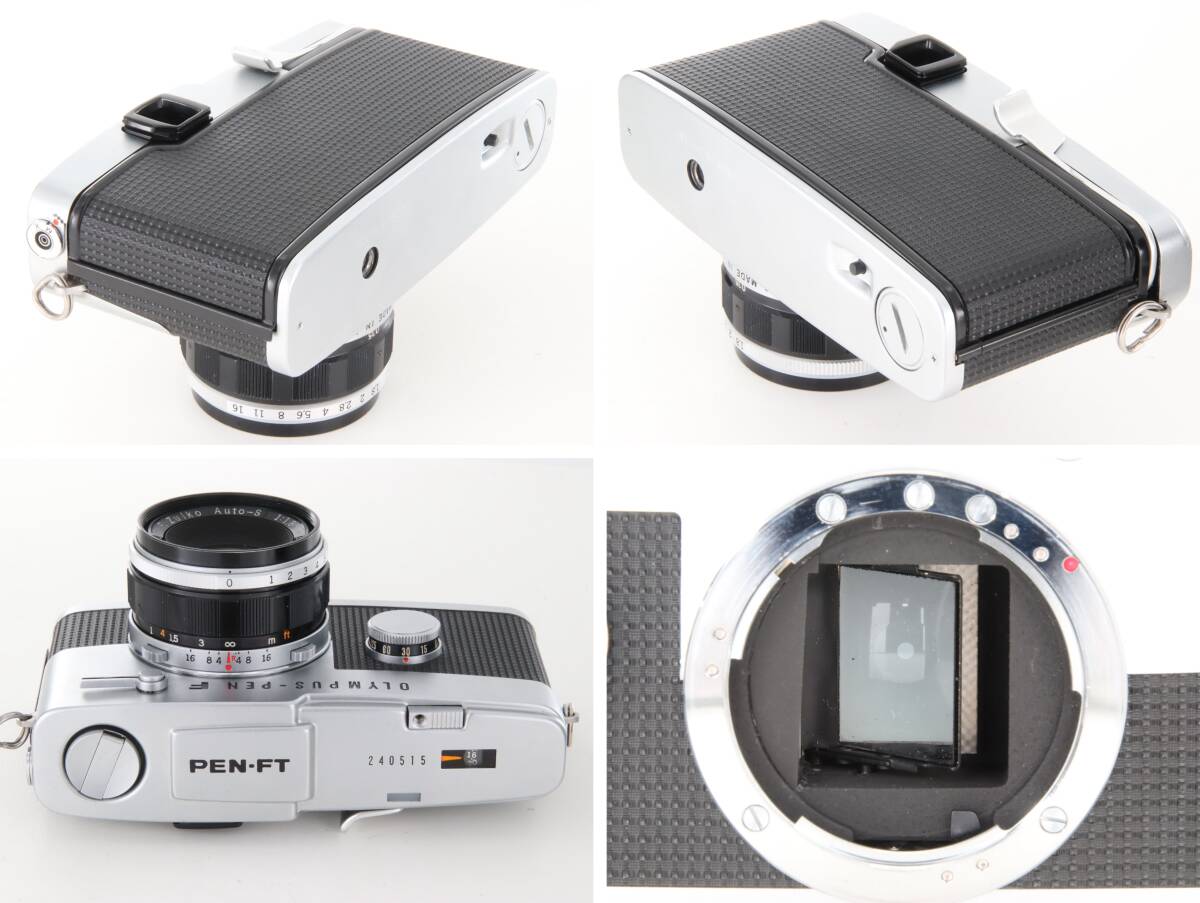 【美品】オリンパス OLYMPUS PEN-FT ＆ F.ZUIKO AUTO-S 38mm F1.8 TTL ガイドナンバー付き 完動品 #0515_画像4