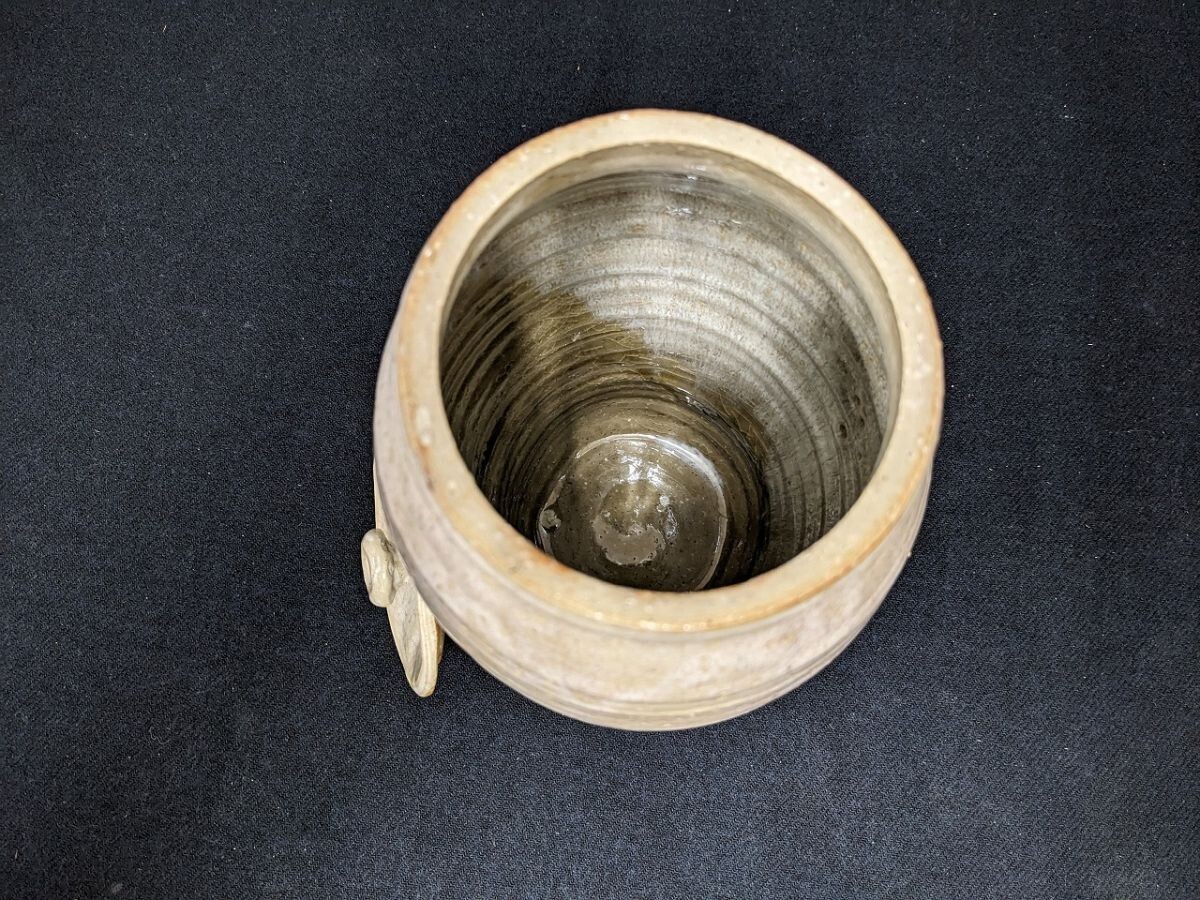 V837 Hagi . тубус type сосуд для воды для чайной церемонии /80