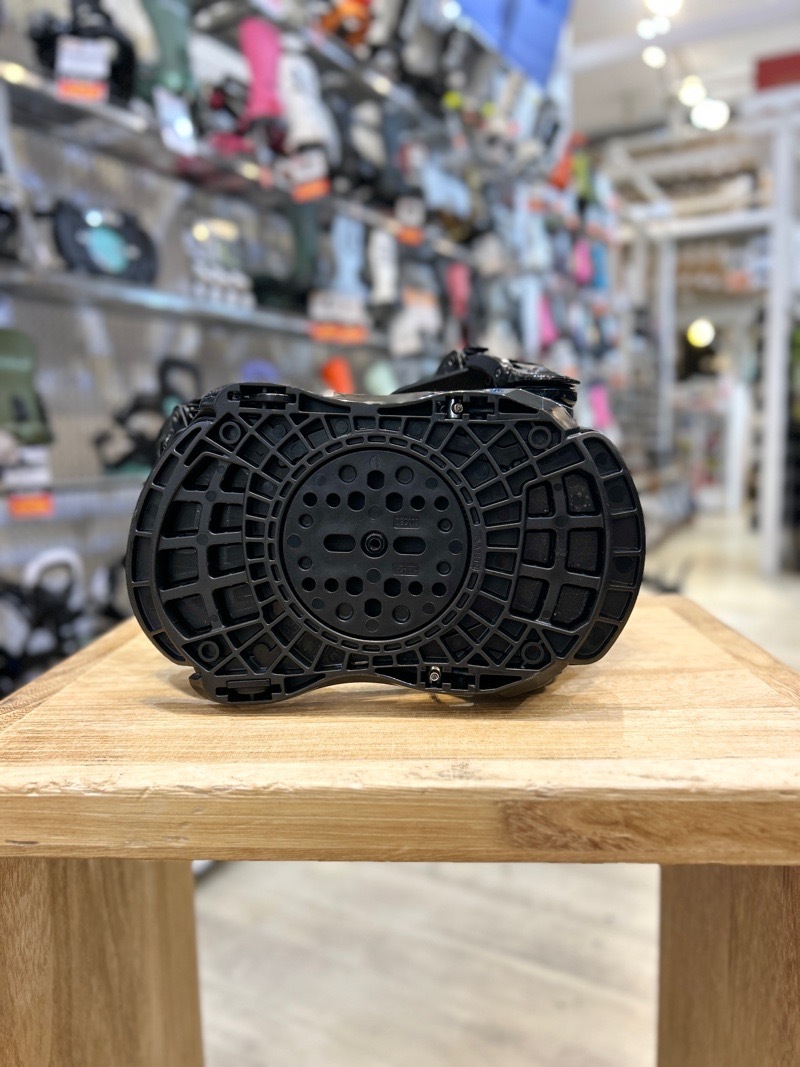 25-26 SP UNITED BASE + カラー:BLACK Mサイズ エスピー メンズ スノーボード バインディング リアエントリー_画像8