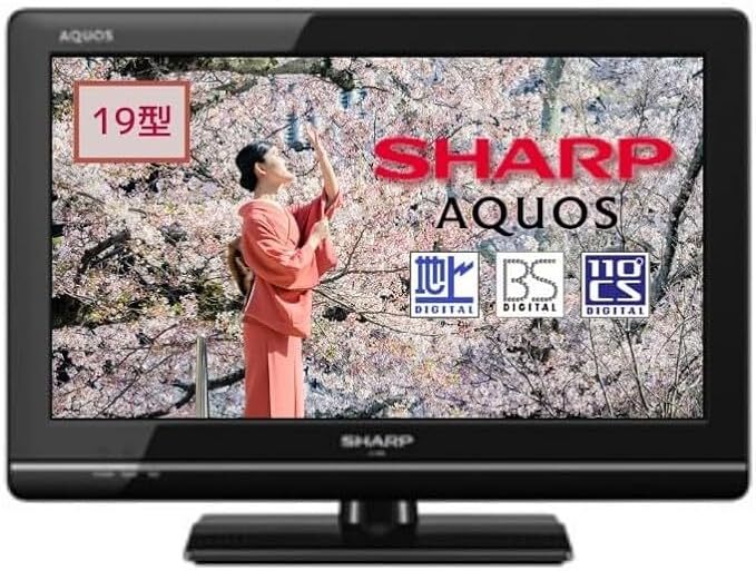 【状態良好】シャープ 19型 AQUOS 液晶テレビ 中古★クリーニング&動作確認済/初期不良保証 _画像1