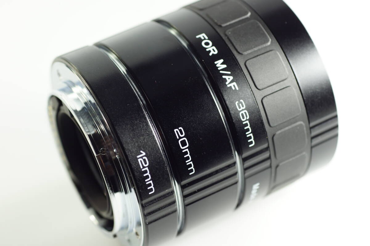 FOXHOME とてもキレイ Aマウント用 接写リング Kenko EXTENSION TUBE FOR M／AF 12mm 20mm 36mm ソニー ミノルタ_画像4