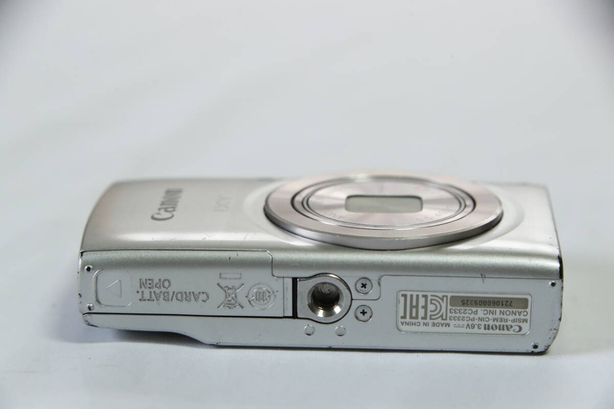 【U2286】 Canon IXY 200 シルバー キャノン イクシ コンパクトデジタルカメラ _画像7