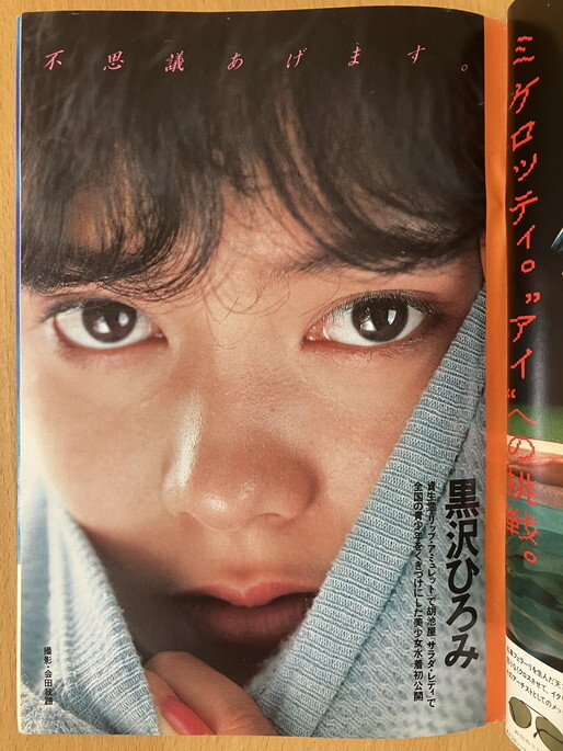 ★週刊プレイボーイ 1984/1/24 鳥越マリ 麗美 西脇美智子 柏原芳恵 名取裕子 中村久美 浅見美那 吉川晃司 マリアン 青木ひろみ 黒沢ひろみ_画像10