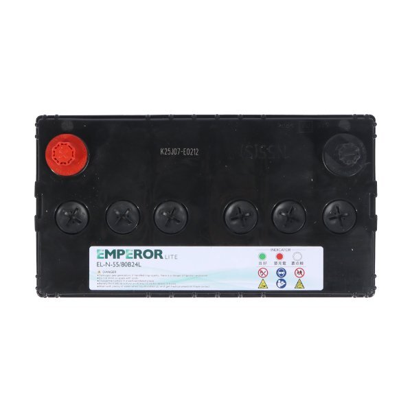EMPEROR エンペラー ライト バッテリー N55 80B24L ホンダ ステップワゴン(RG) 2.4i 4WD EL-N-55/80B24L
