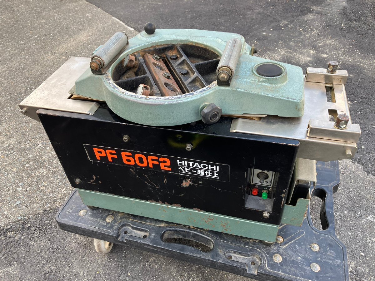 [ б/у ] HITACHI Hitachi Koki 180mm супер отделка рубанок запись PF60F2 [ Hakata магазин ] Hitachi * foot переключатель приложен * * стоимость доставки : оплата при получении витрина одновременно распродажа товар 