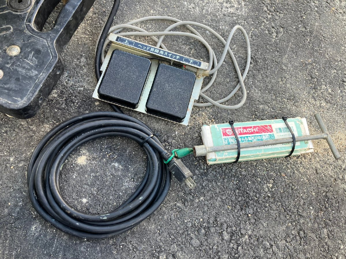 [ б/у ] HITACHI Hitachi Koki 180mm супер отделка рубанок запись PF60F2 [ Hakata магазин ] Hitachi * foot переключатель приложен * * стоимость доставки : оплата при получении витрина одновременно распродажа товар 