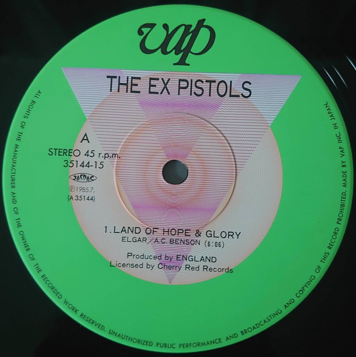 帯付き日本盤! THE EX PISTOLS/ Land Of Hope & Glory_画像4