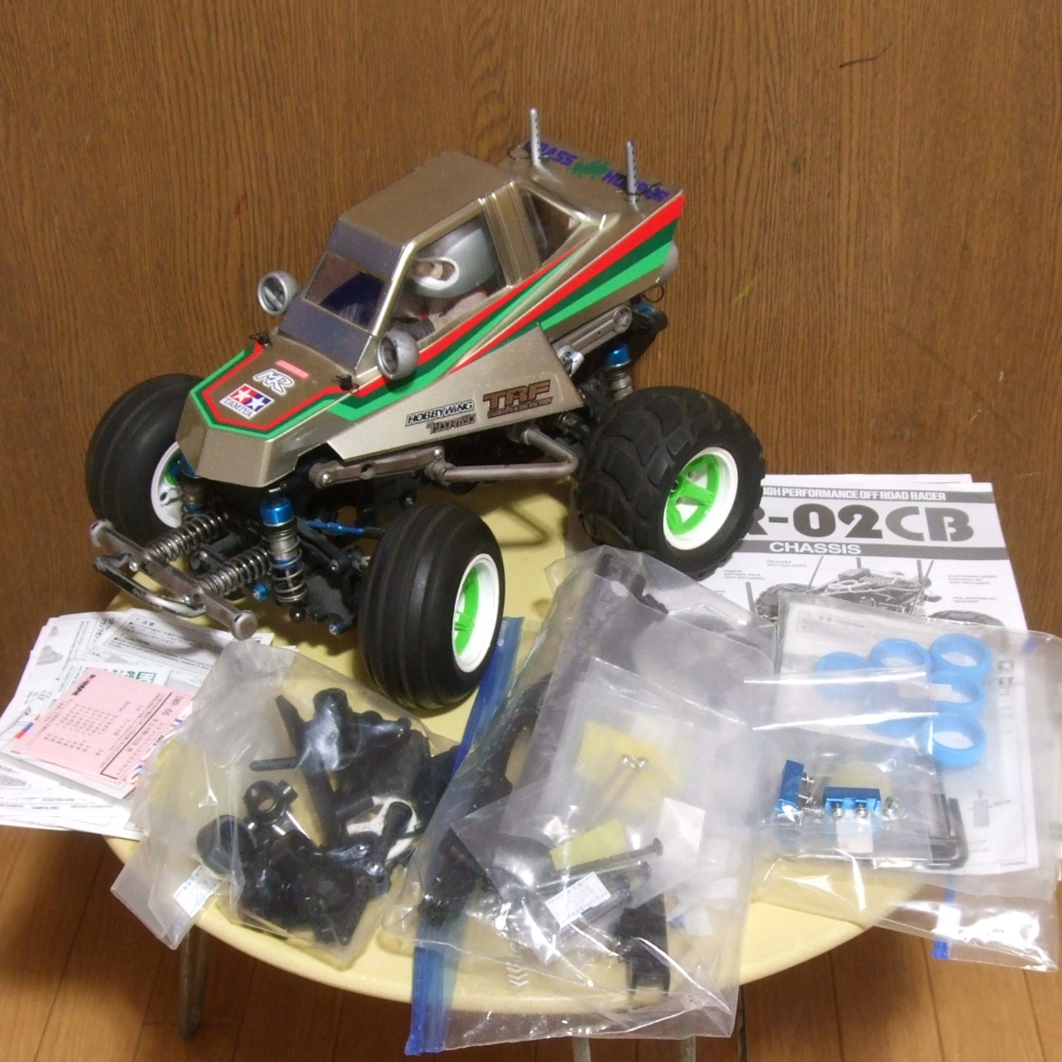 タミヤ TAMIYA ラジコン コミカル グラスホッパー WR-02CBシャーシ - COMICAL GRASSHOPPER_画像1