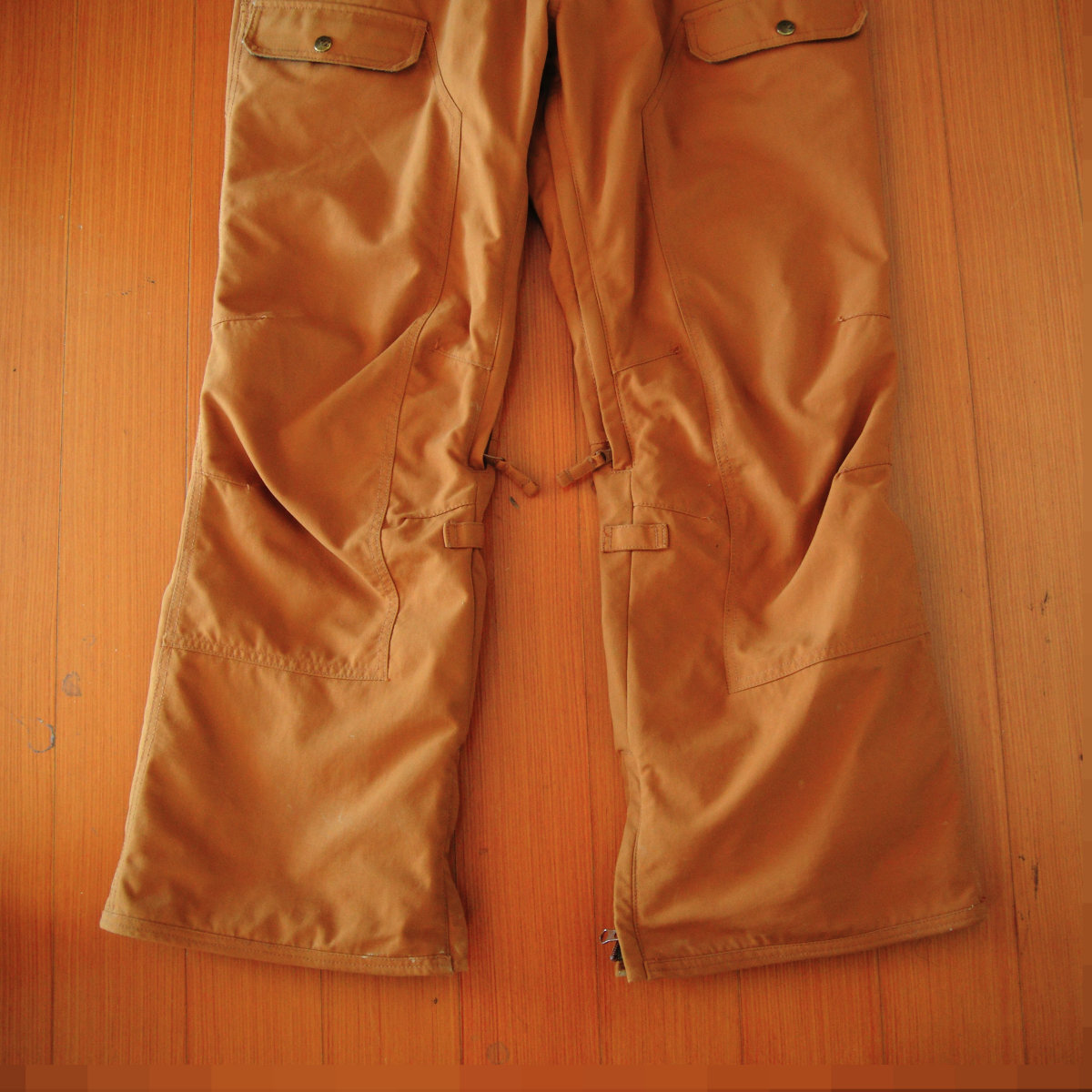 BILLABONG ビラボン ビブパンツ 布施 忠モデル カーキ L USED美品_画像5