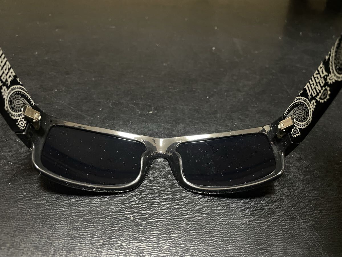 サングラス　ローク　内側ペイズリー柄　黒　ローライダー　ギャングスタ　チカーノ　ヒップホップ_画像5