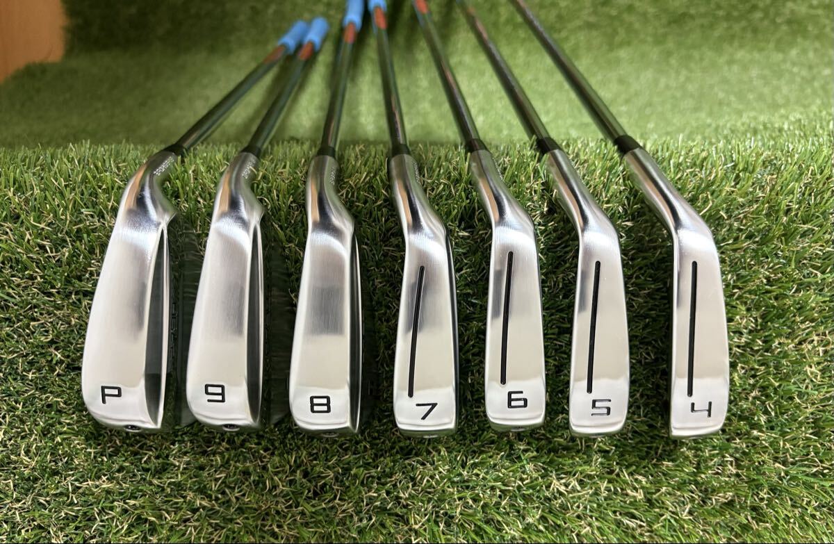 【美品】テーラーメイドP790 2025 アイアン4-P 7本 モーダス125S 美品】テーラーメイドP790 2025 アイアン4-P 7本 モーダス125S