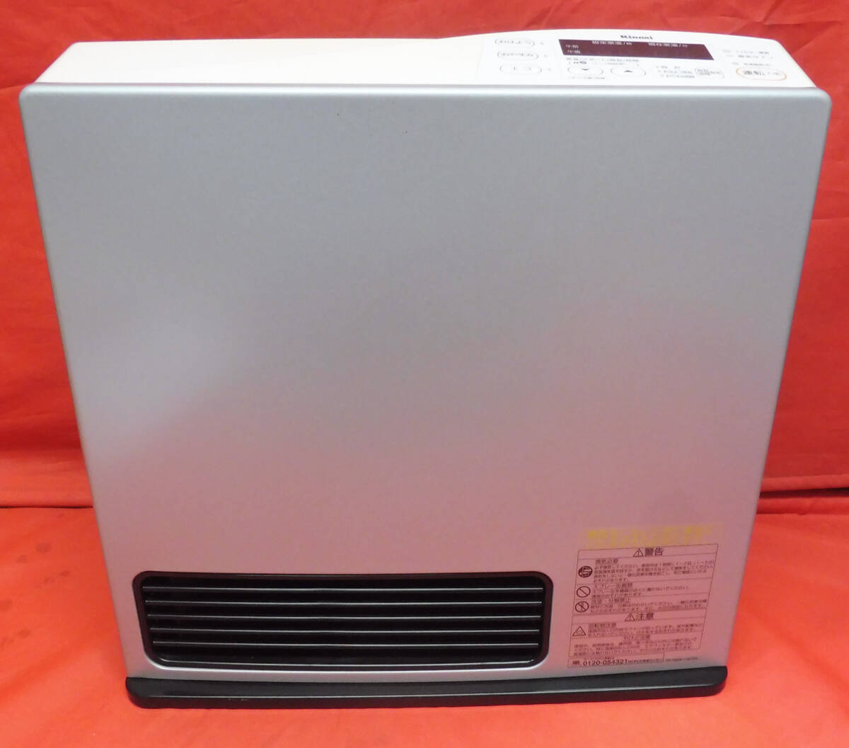 【動作確認済】Rinnai リンナイ★ガスファンヒーター★RC-U4002E 2018年製 都市ガス 12A 13A用★11~15畳★ホース付_画像2