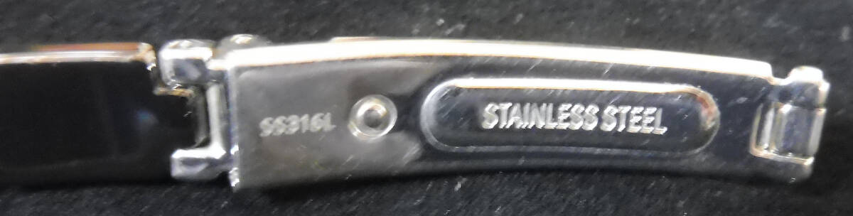 身体の周波数を整える★グッドハーツブレスレット ブランノワール 腕まわり18.5cm 32g ゆったりめ Ｇood-ＨＥＡＲＴＺ ＳＳ316Ｌ_画像4