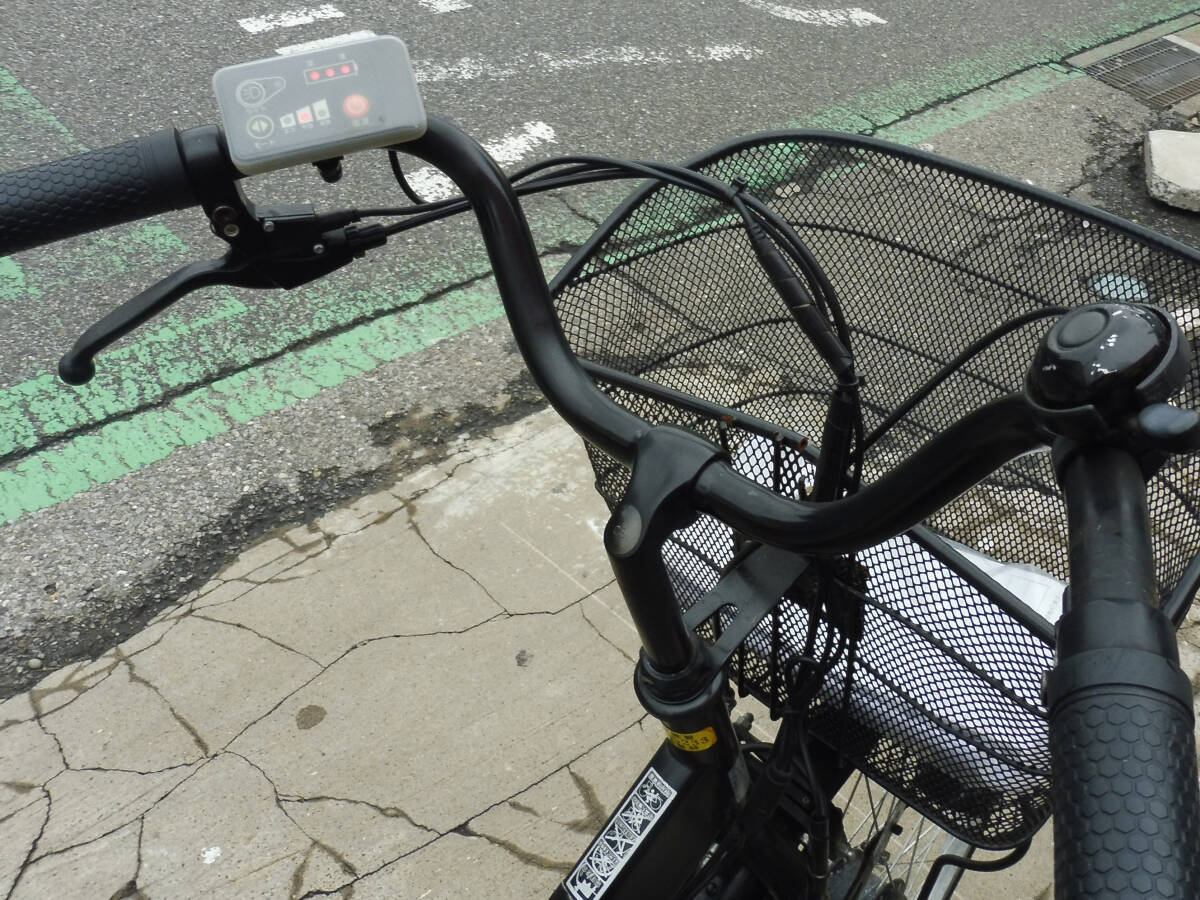 ジャンク★千葉発★引取り歓迎★サイモト自転車 電動アシスト自転車 エヴァ 26型 バッテリー2個・充電器付【EB5.8-FVーB260ALRーB】_画像2