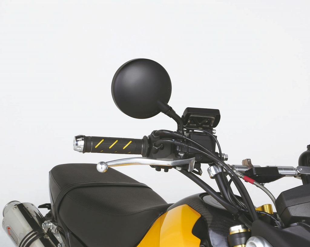 キタコ KITACO 675-0631051 Z-2 ミニミラー ショートステー/10mm ブラック φ110 1本 汎用 丸型 小型 左右共通_画像2