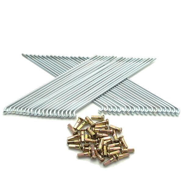 ダチ DC413-1059 スポーク/ニップルセット スチール フロント GT50/GT80/FT1/DT80 ダートフリーク_画像1