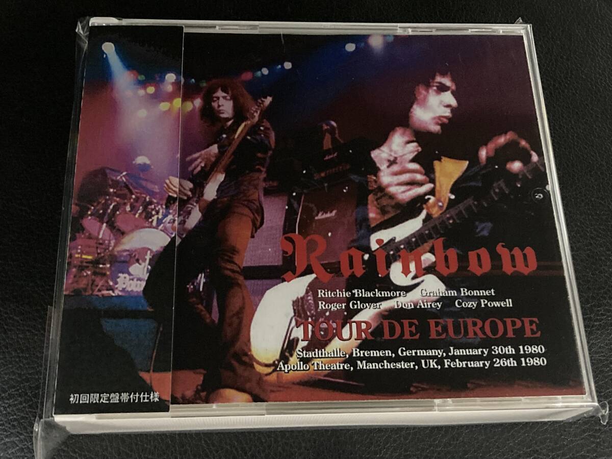 ☆彡新品【帯付 2公演収録】 RAINBOW / Tour De Europe 30th/1/1980 & 26th/2/1980_画像1