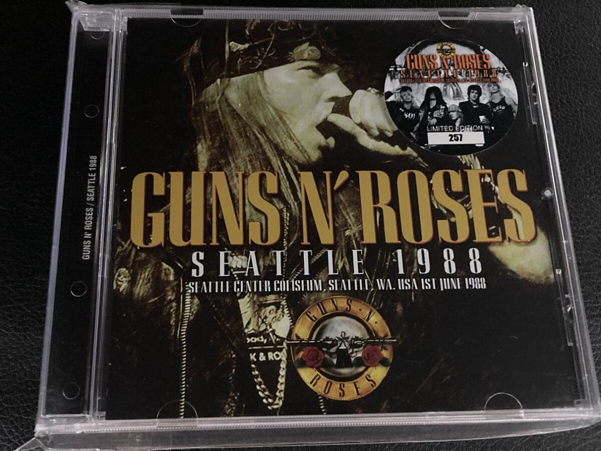 ☆彡新品 GUNS N' ROSES / Seattle 1988 +特典 1st/6/1988 未使用 _画像1